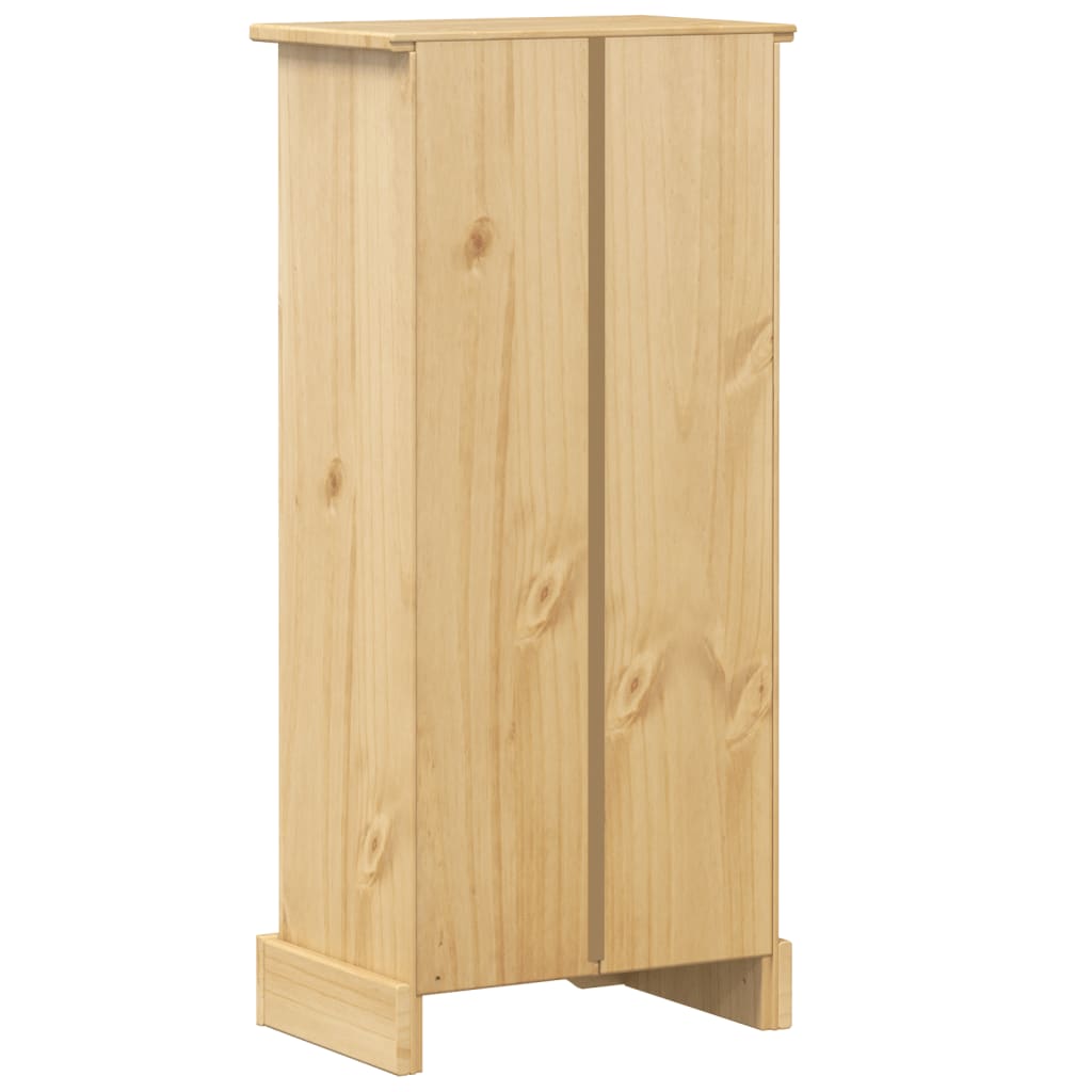 Bookcase Corona 46x29x100 cm solid pine wood