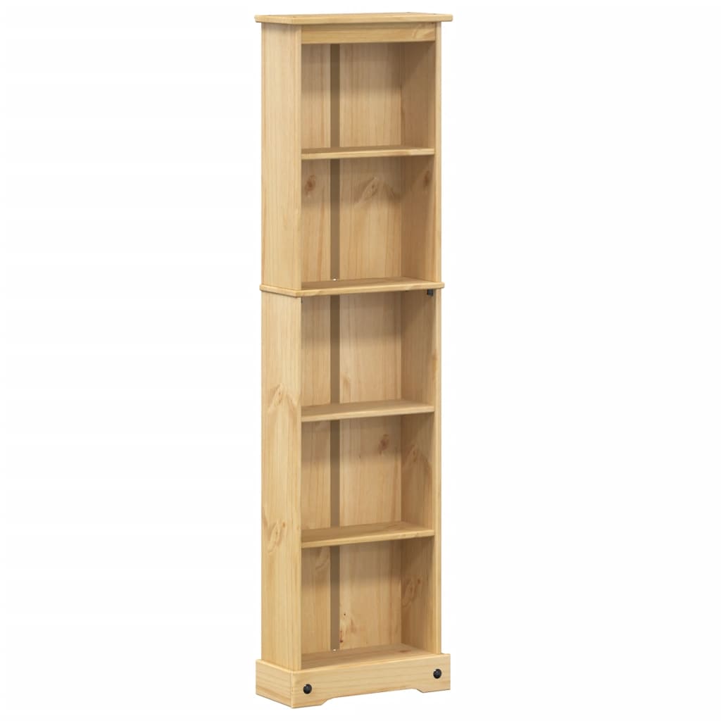 Bookcase Corona 46x20x170 cm solid pine wood