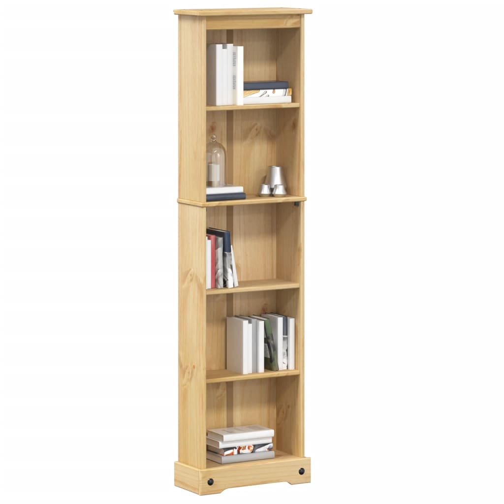 Bookcase Corona 46x20x170 cm solid pine wood