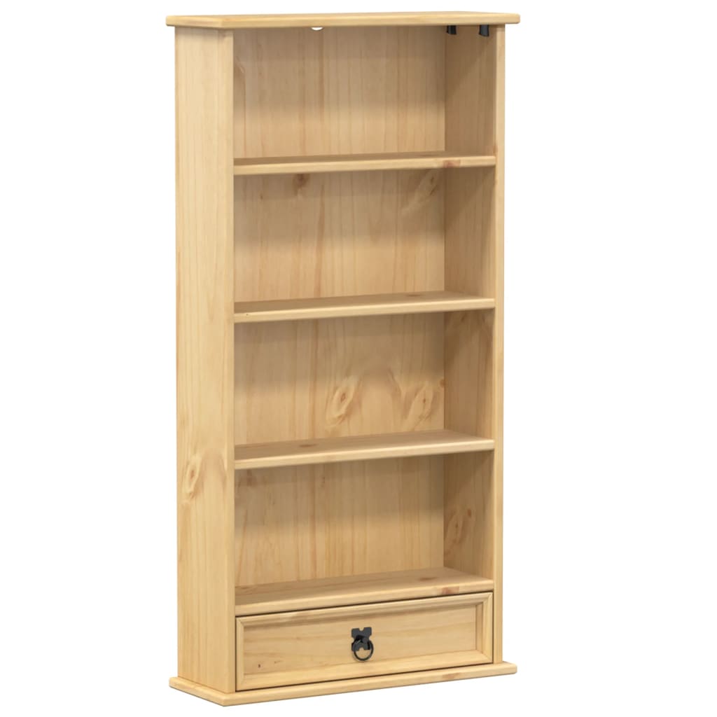 CD cabinet Corona 52x17.5x103 cm solid pine