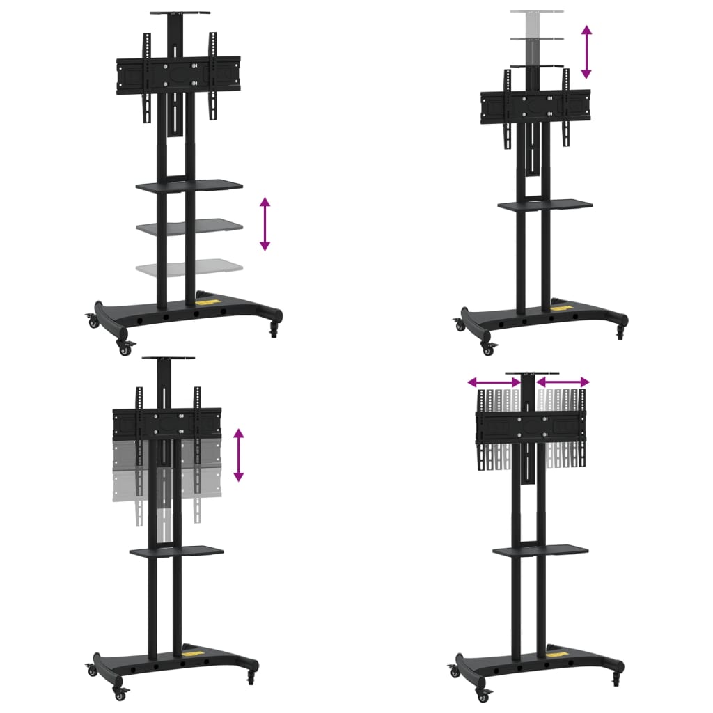 TV stand on wheels 32-70 inches Max VESA 600x400 60kg