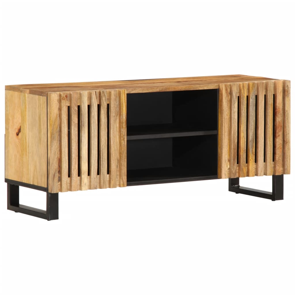 TV cabinet 105x34x46 cm Rough solid mango wood