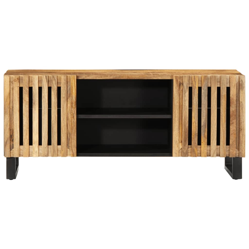 TV cabinet 105x34x46 cm Rough solid mango wood