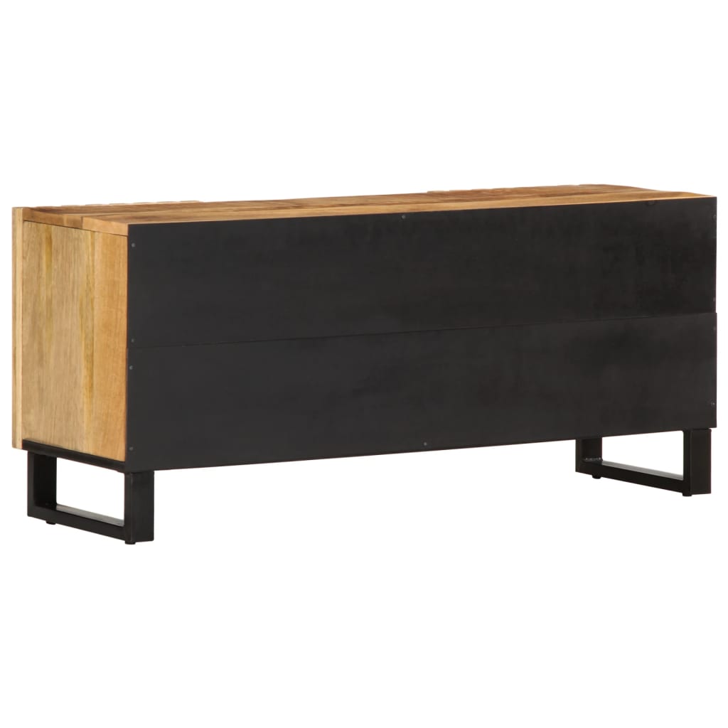 TV cabinet 105x34x46 cm Rough solid mango wood