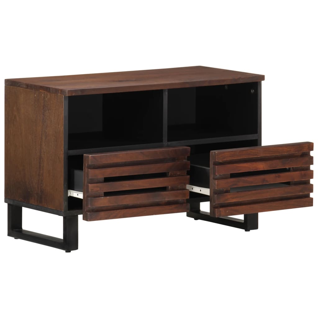 TV Cabinet Brown 70x34x46 cm Solid Mango Wood