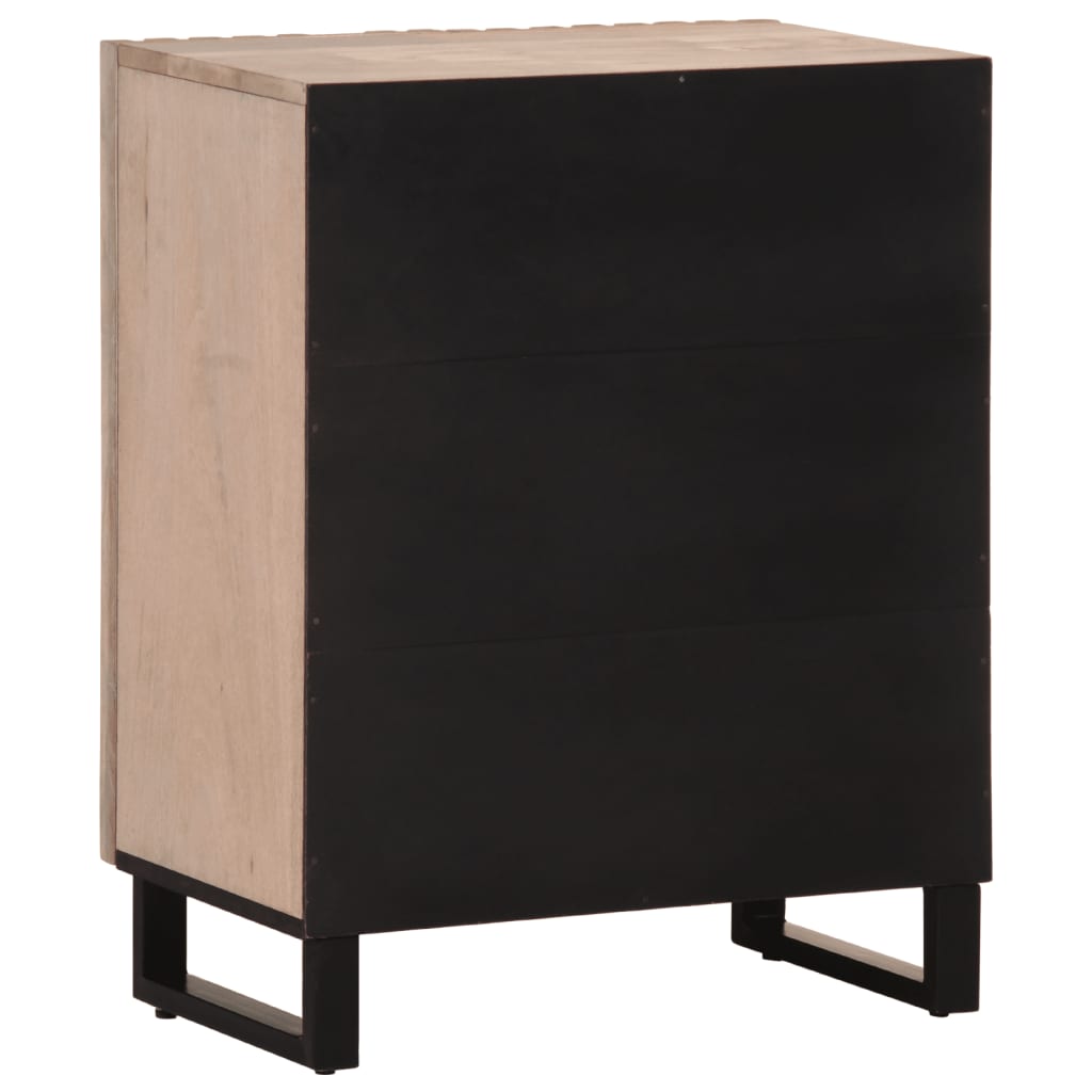 Sideboard 60x34x75 cm solid mango wood