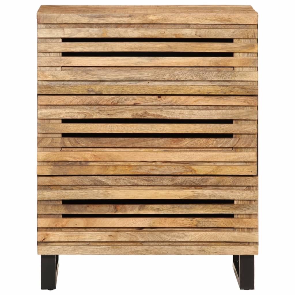 Sideboard 60x34x75 cm Rough solid mango wood