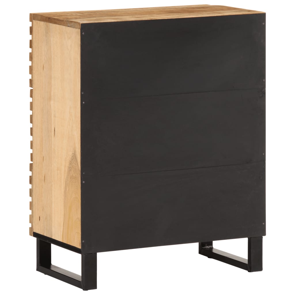 Sideboard 60x34x75 cm Rough solid mango wood