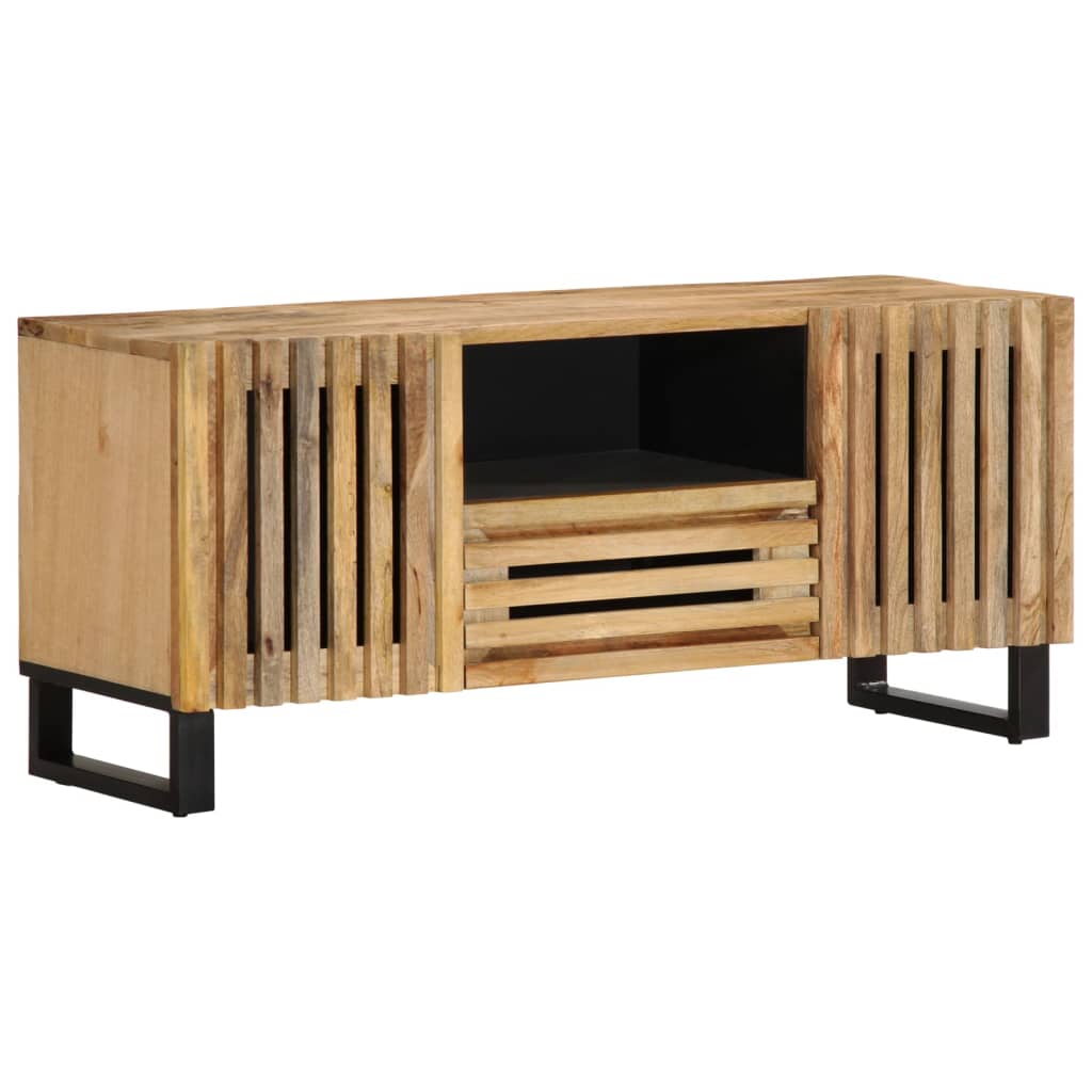 TV cabinet 100x34x46 cm Rough solid mango wood