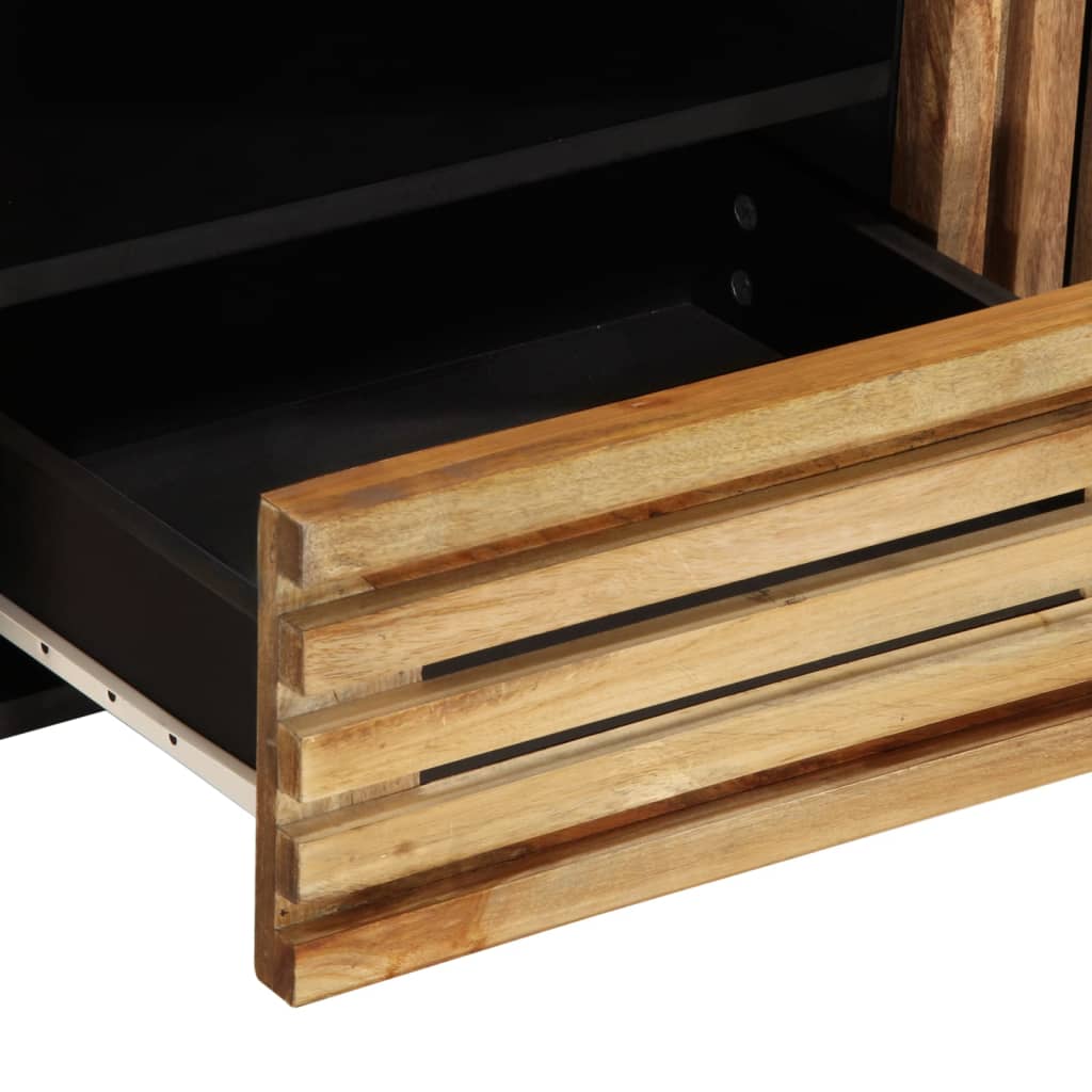 TV cabinet 100x34x46 cm Rough solid mango wood