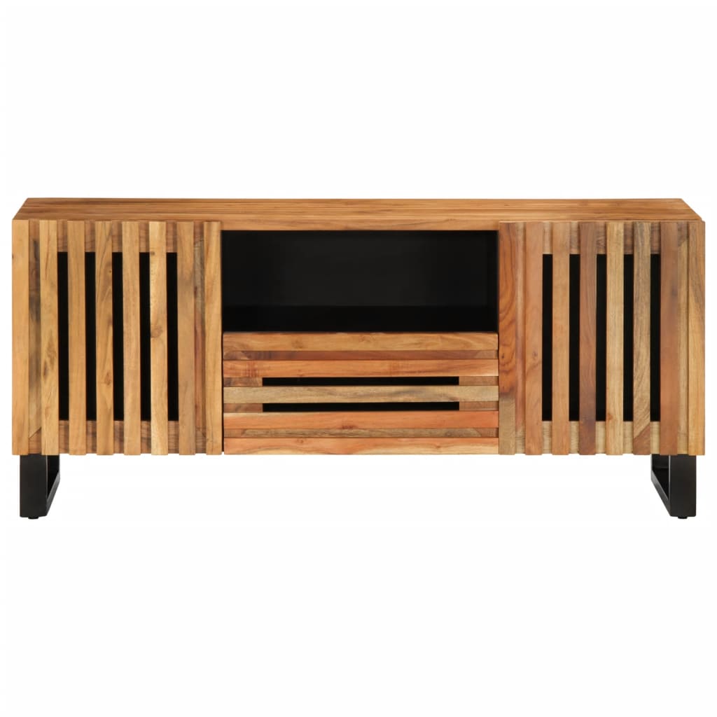 TV cabinet 100x34x46 cm solid acacia wood