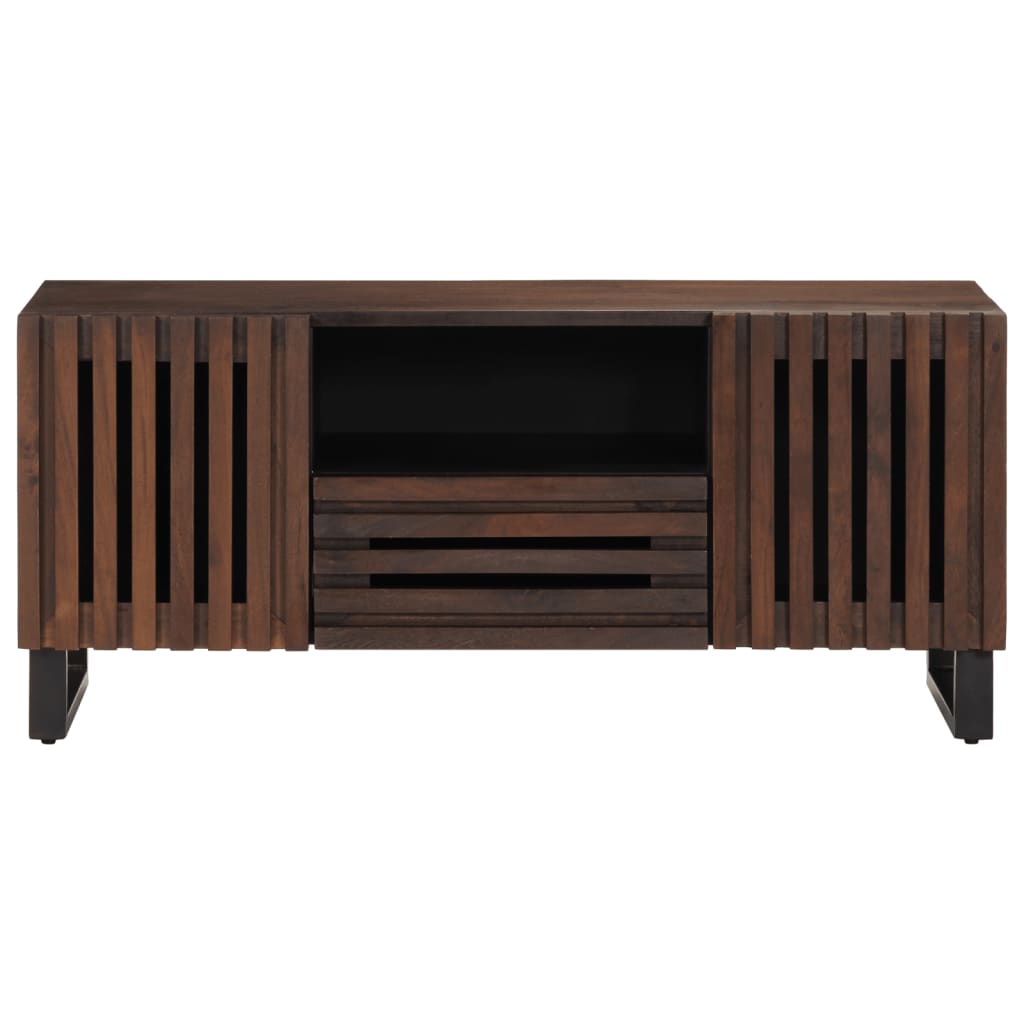 TV Cabinet Brown 100x34x46 cm Solid Mango Wood