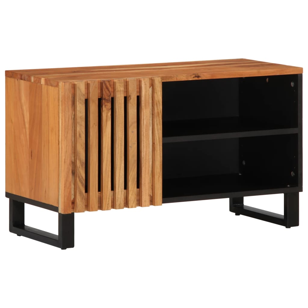 TV cabinet 80x34x46 cm solid acacia wood