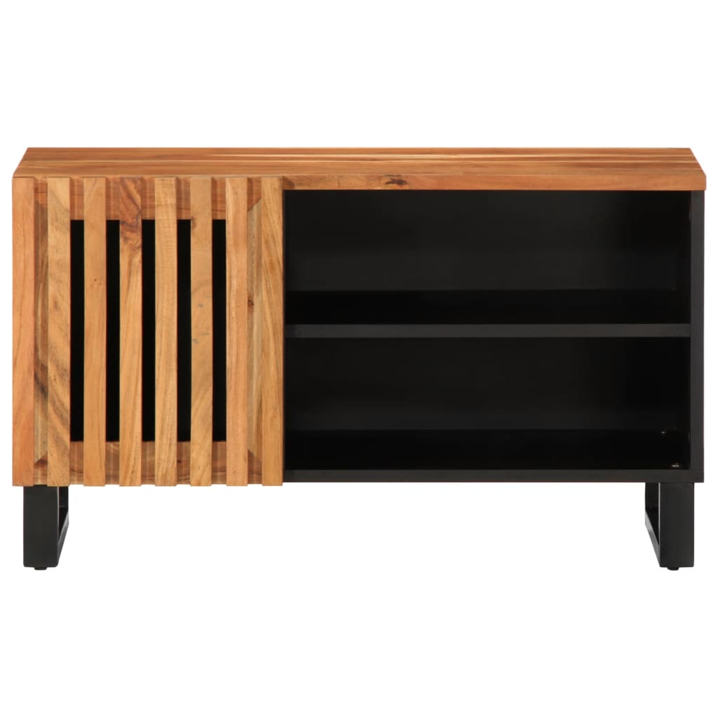 TV cabinet 80x34x46 cm solid acacia wood