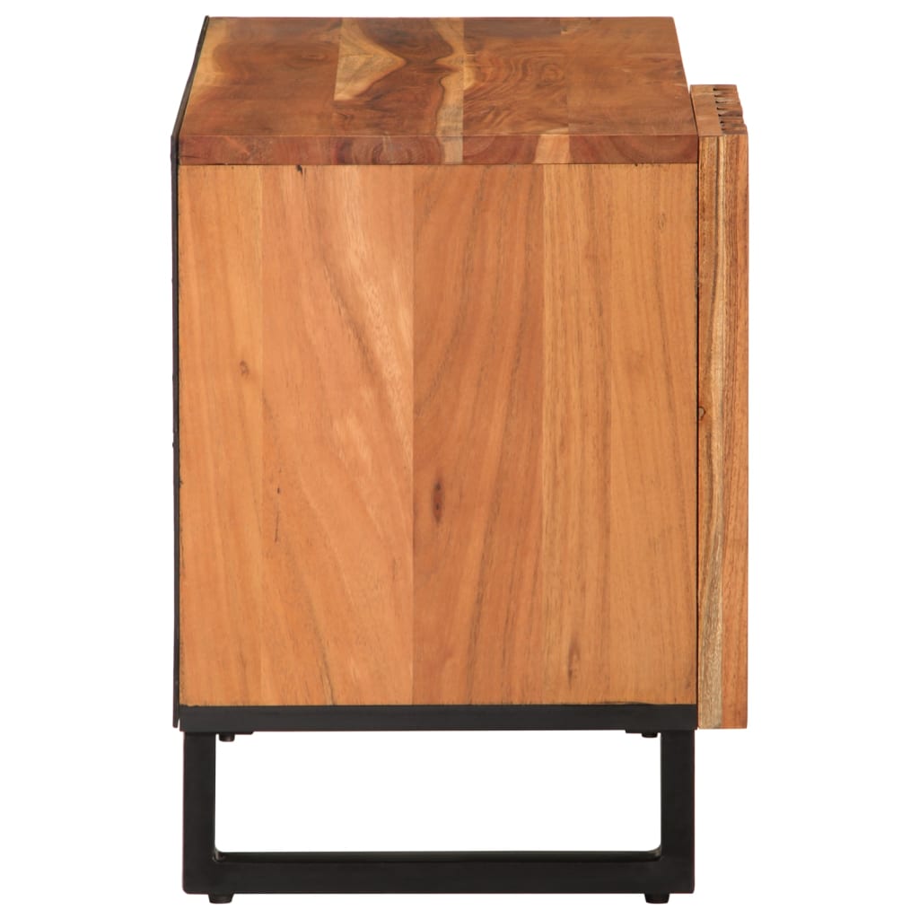 TV cabinet 80x34x46 cm solid acacia wood