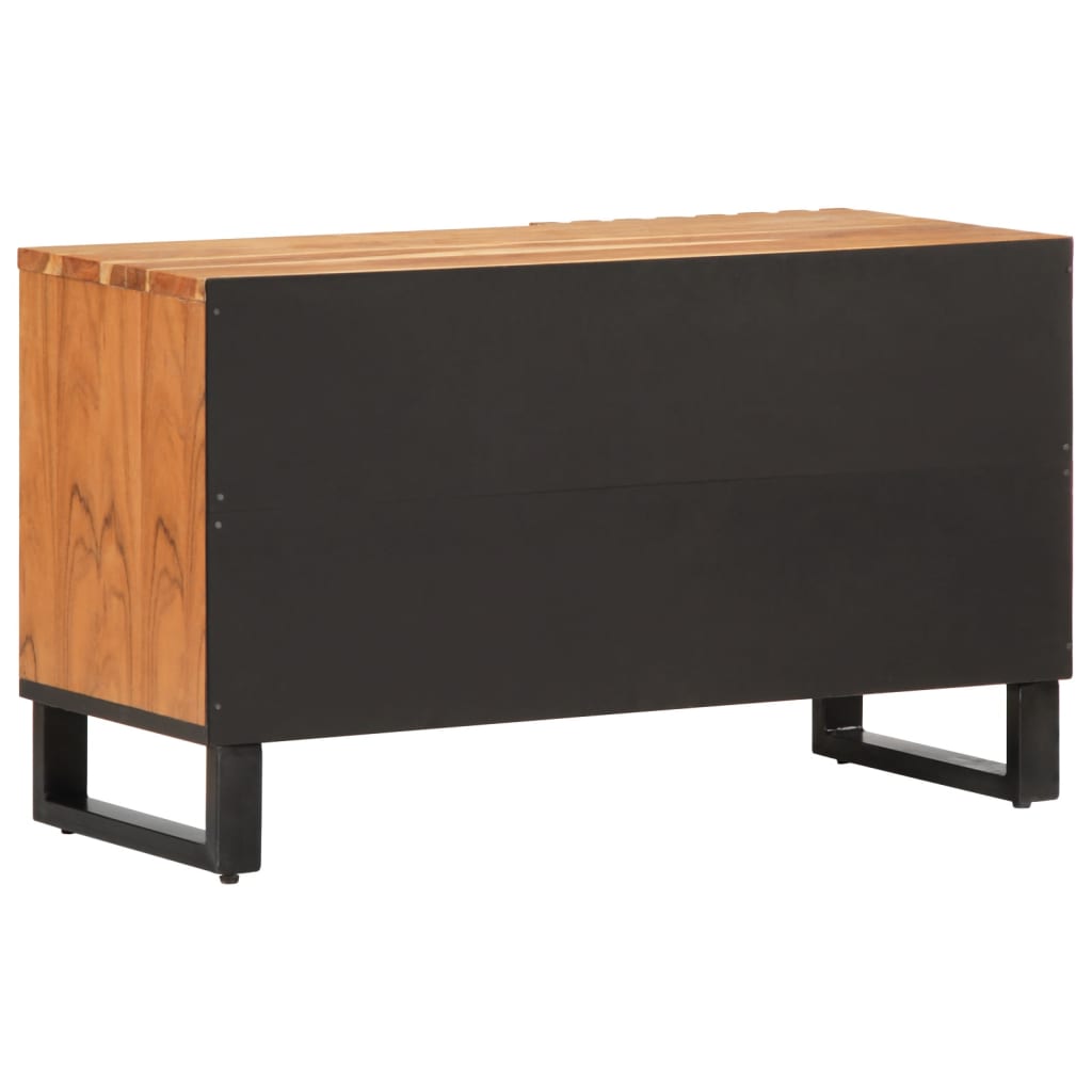 TV-Schrank 80x34x46 cm Massivholz Akazie