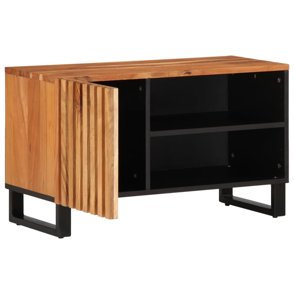 TV cabinet 80x34x46 cm solid acacia wood