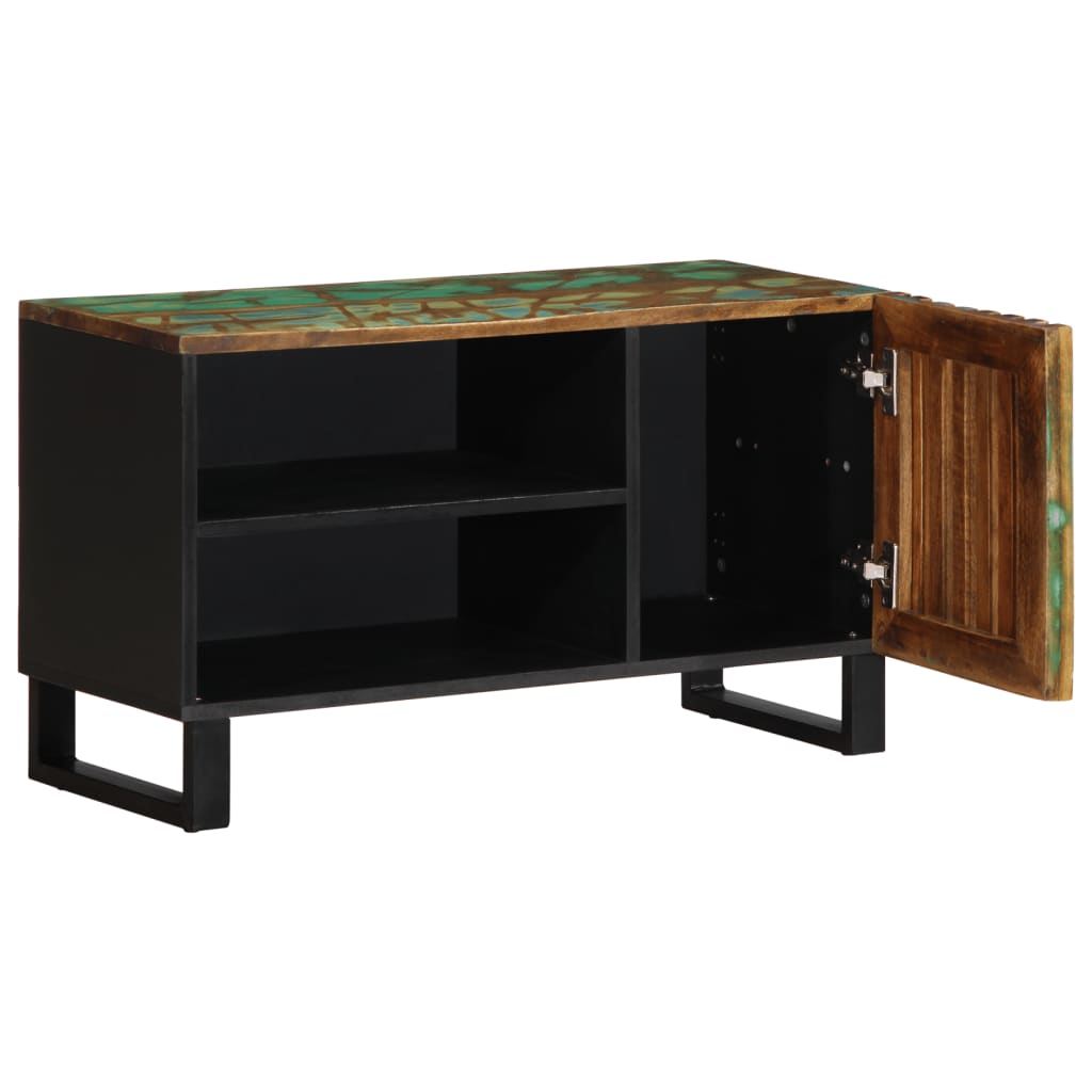 TV cabinet 80x34x46 cm solid acacia wood