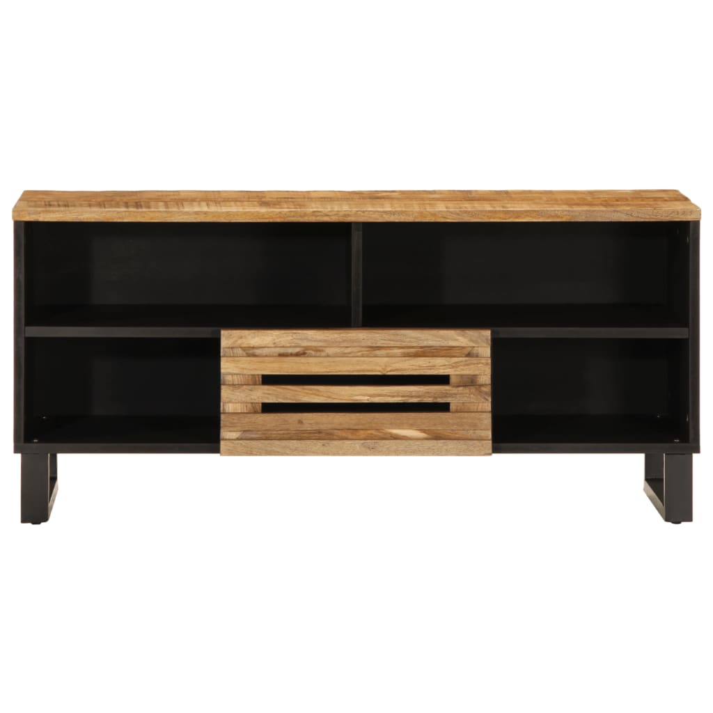 TV cabinet 100x34x46 cm Rough solid mango wood