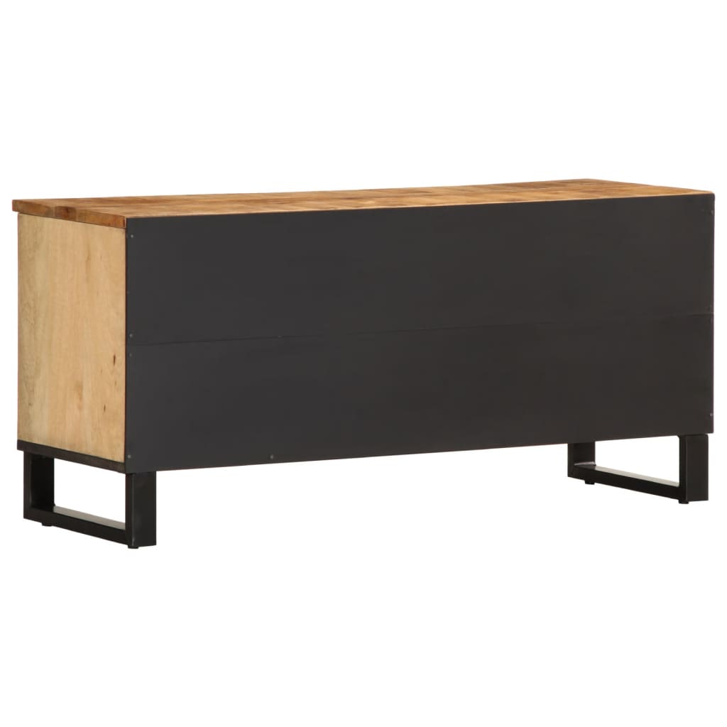 TV cabinet 100x34x46 cm Rough solid mango wood