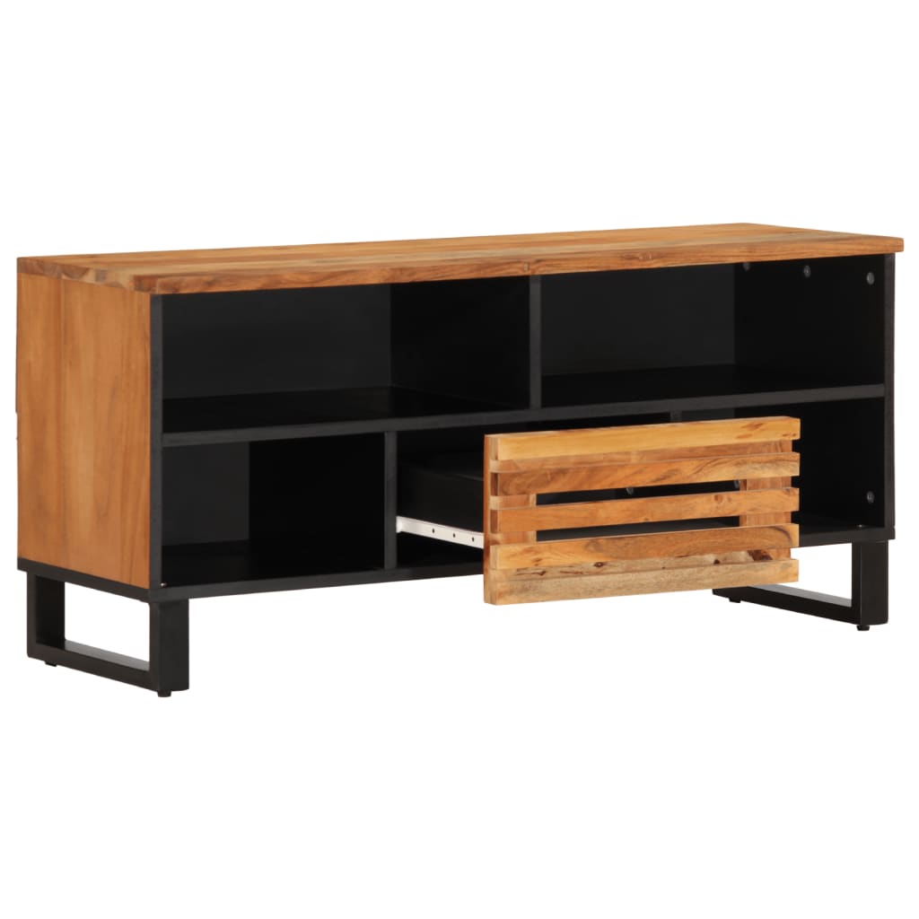 TV cabinet 100x34x46 cm solid acacia wood