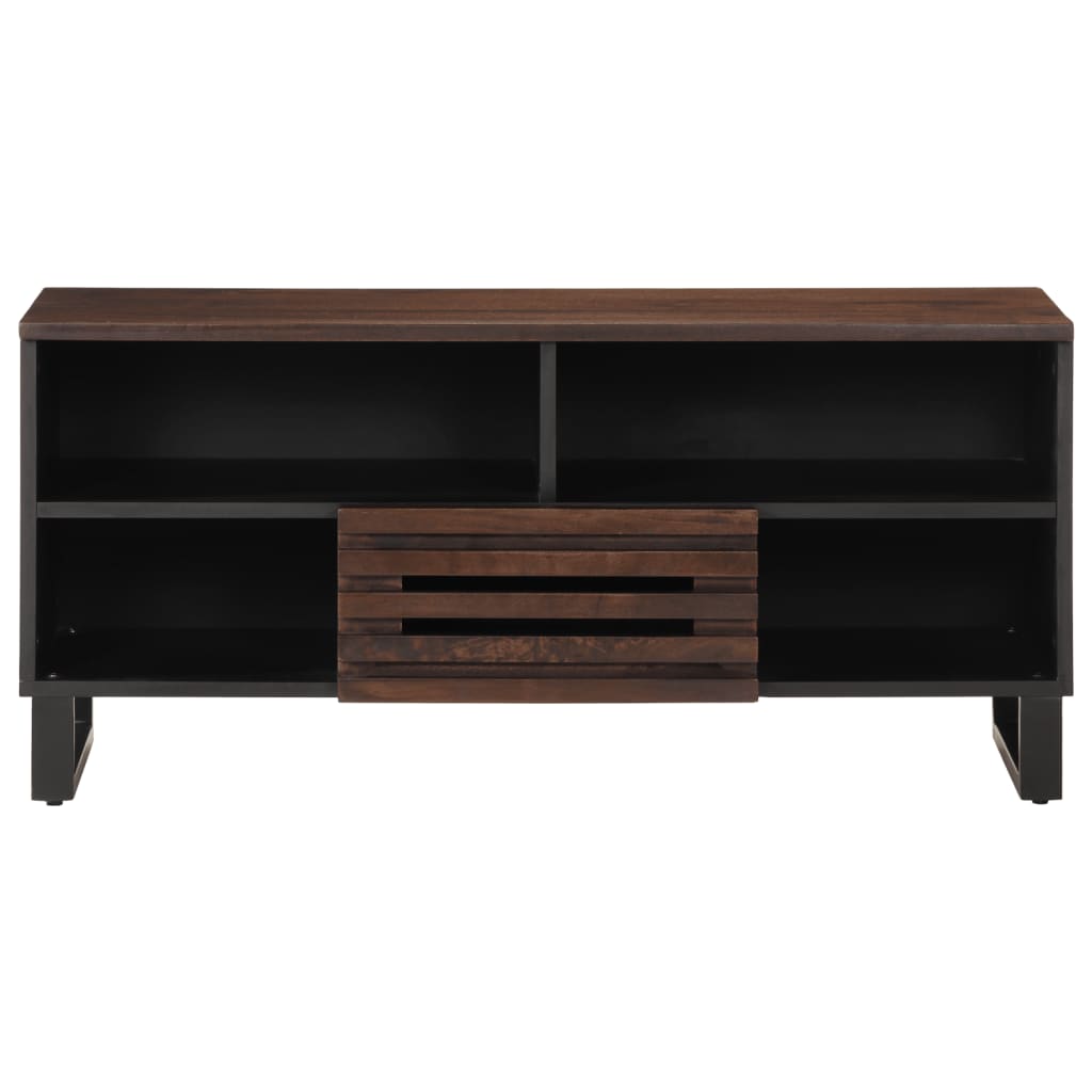 TV Cabinet Brown 100x34x46 cm Solid Mango Wood