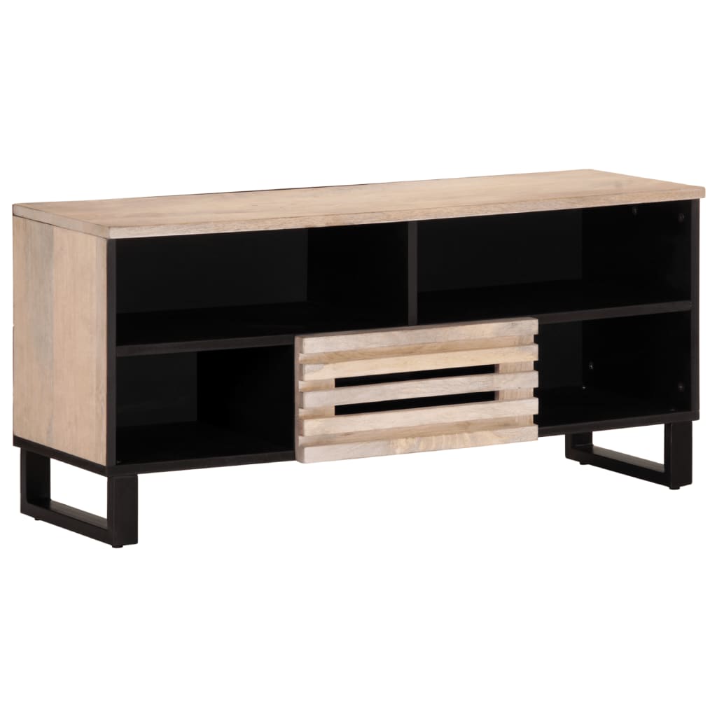 TV cabinet 100x34x46 cm solid mango wood