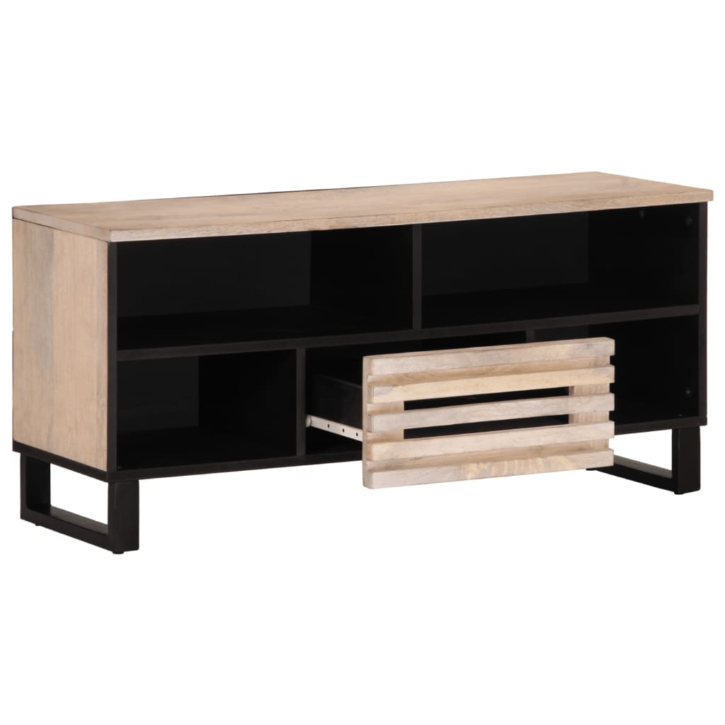 TV cabinet 100x34x46 cm solid mango wood