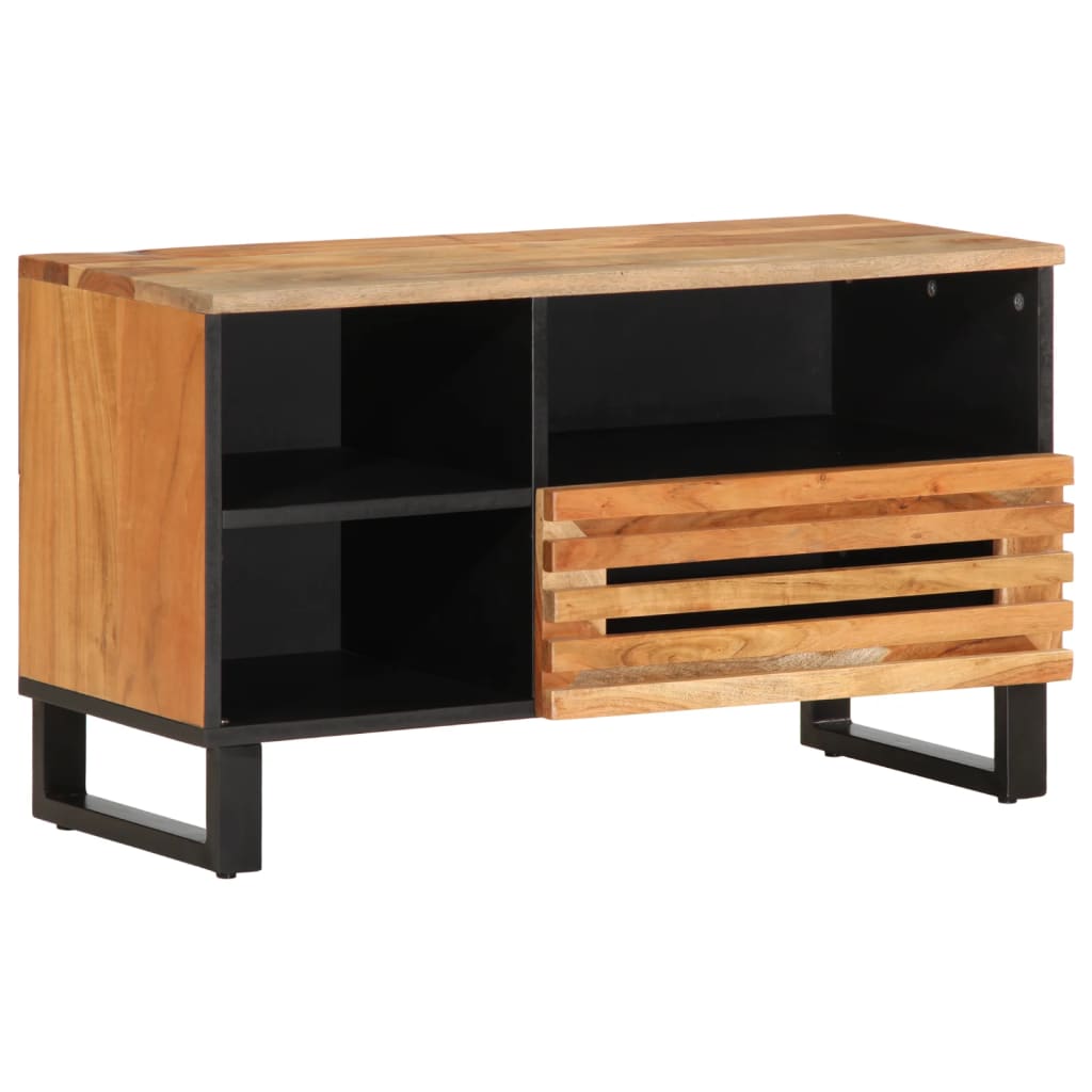 TV cabinet 80x34x46 cm solid acacia wood