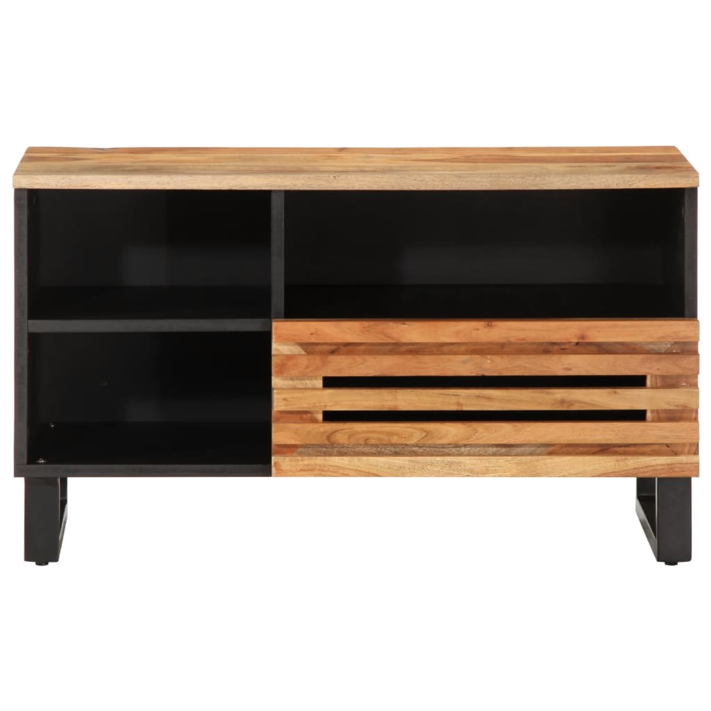 TV cabinet 80x34x46 cm solid acacia wood