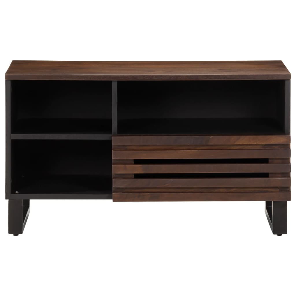 TV Cabinet Brown 80x34x46 cm Solid Mango Wood