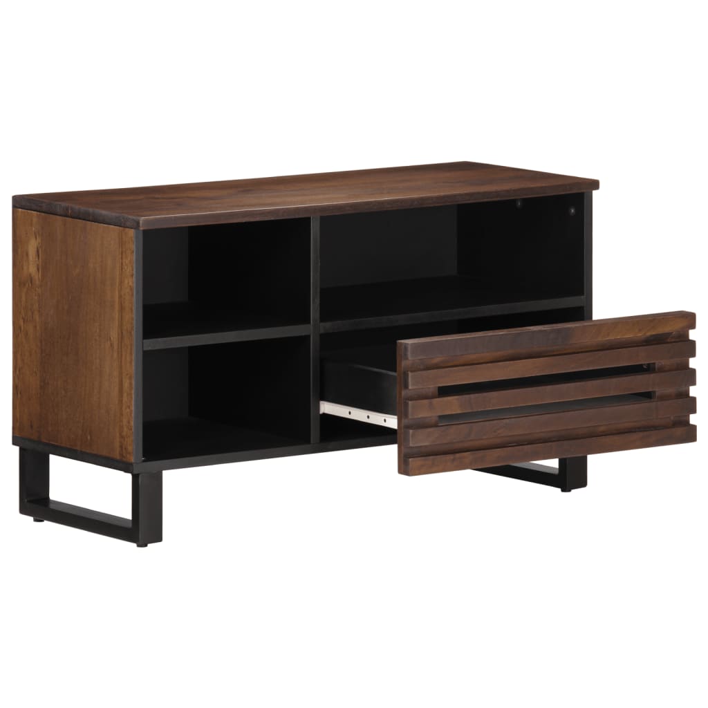 TV Cabinet Brown 80x34x46 cm Solid Mango Wood