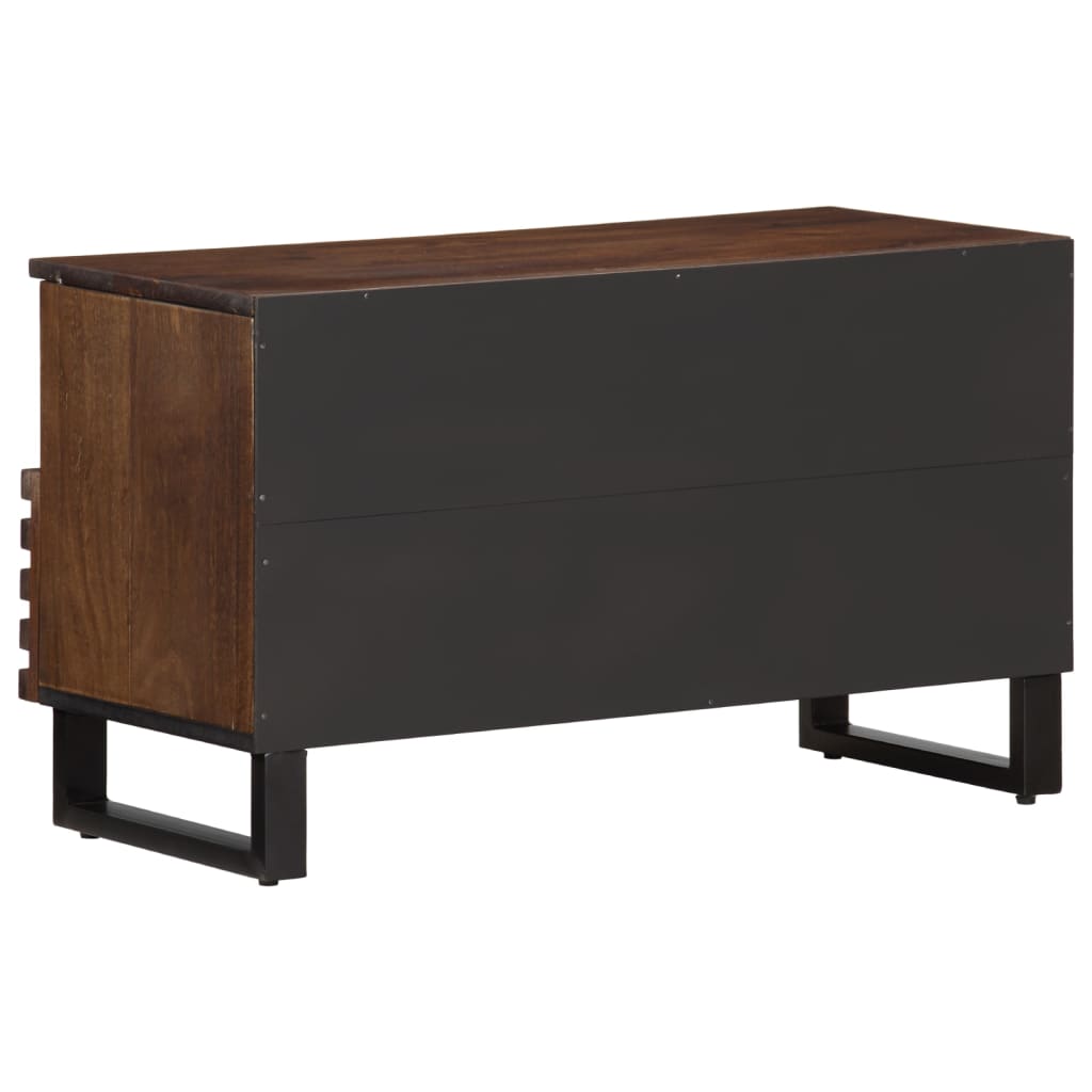 TV Cabinet Brown 80x34x46 cm Solid Mango Wood