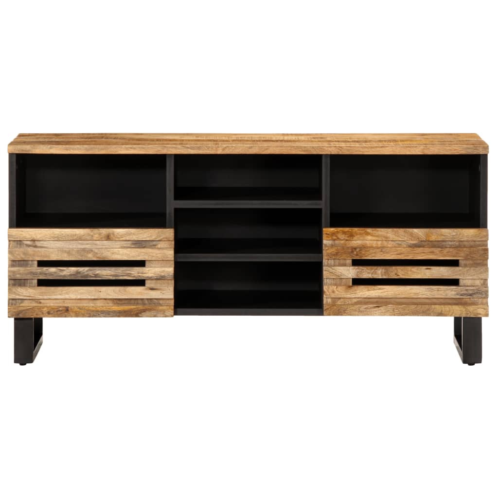 TV cabinet 100x34x46 cm Rough solid mango wood