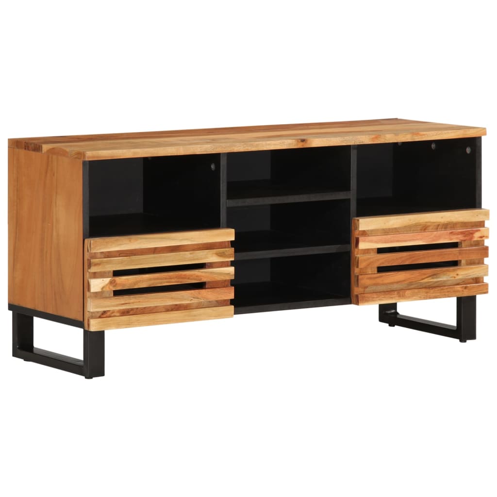 TV cabinet 100x34x46 cm solid acacia wood