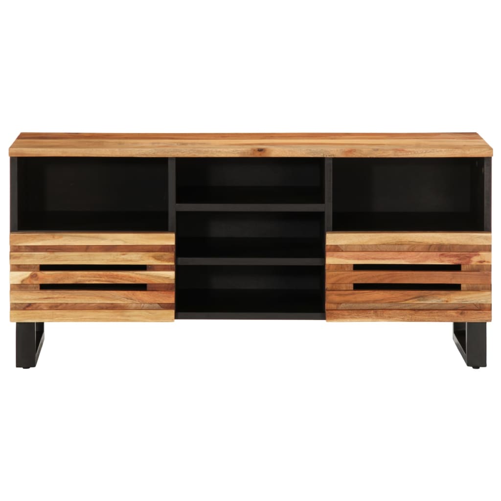 TV cabinet 100x34x46 cm solid acacia wood