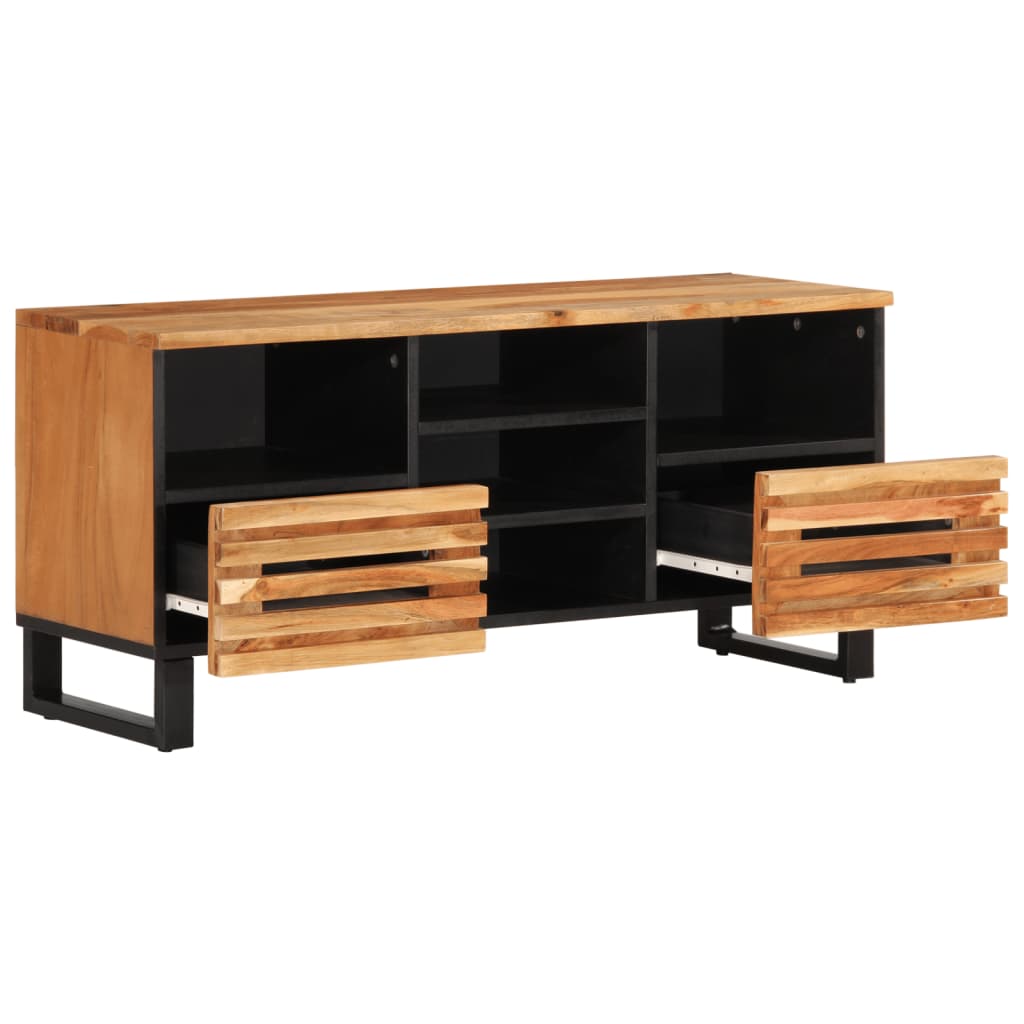 TV cabinet 100x34x46 cm solid acacia wood