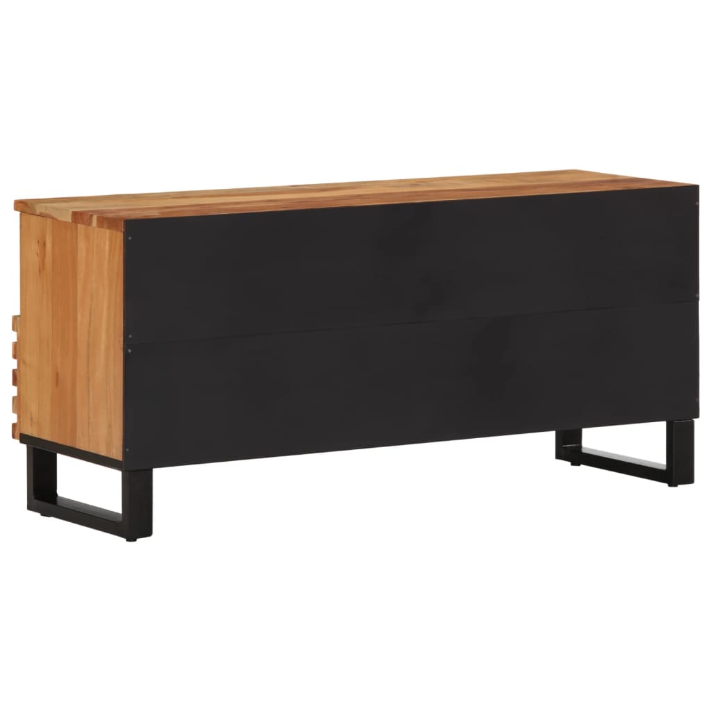 TV cabinet 100x34x46 cm solid acacia wood