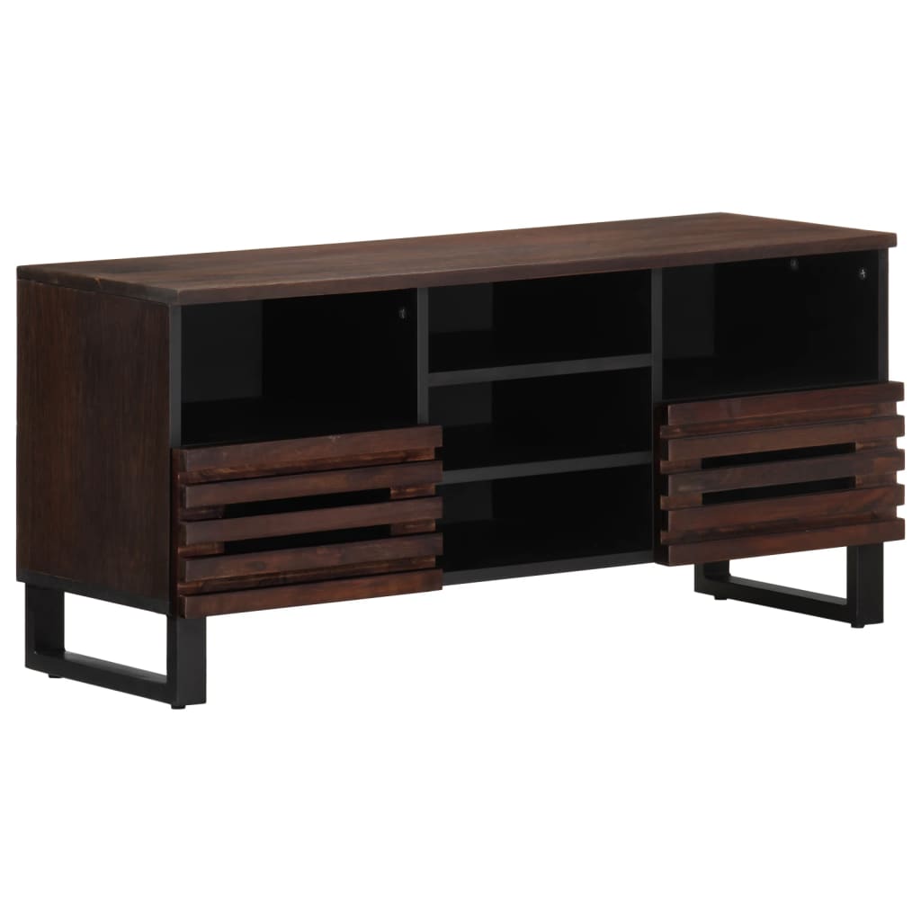 TV Cabinet Brown 100x34x46 cm Solid Mango Wood