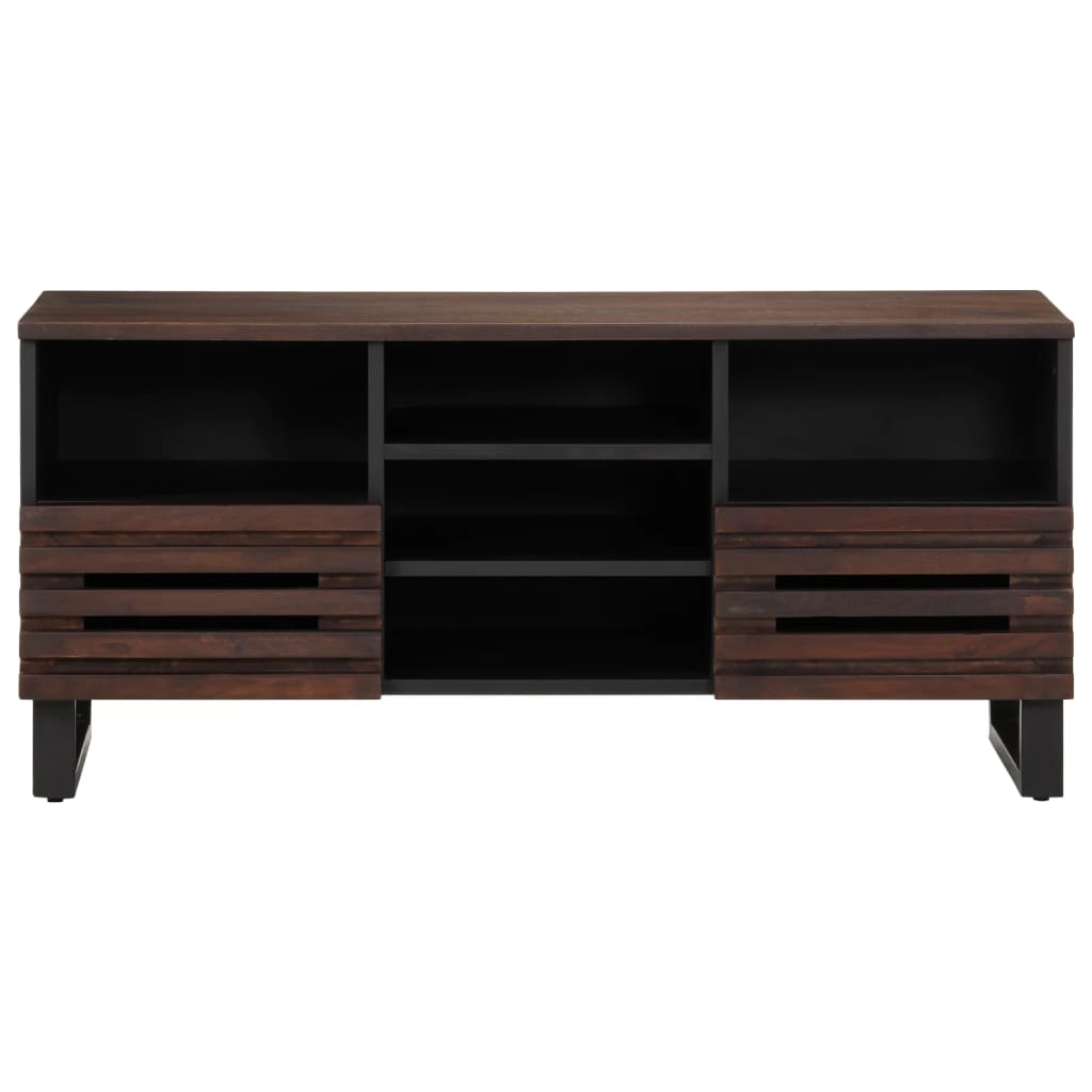 TV Cabinet Brown 100x34x46 cm Solid Mango Wood