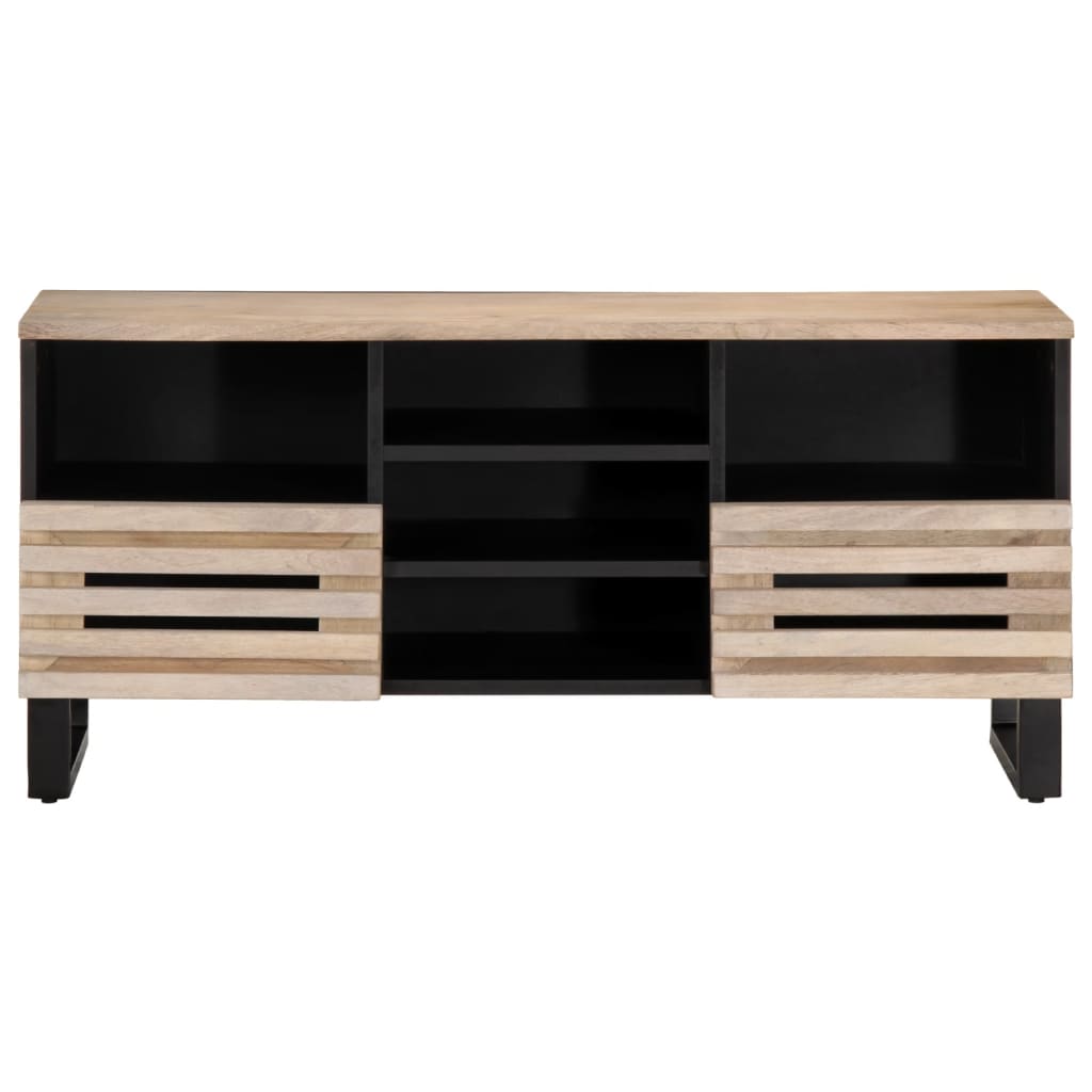 TV cabinet 100x34x46 cm solid mango wood