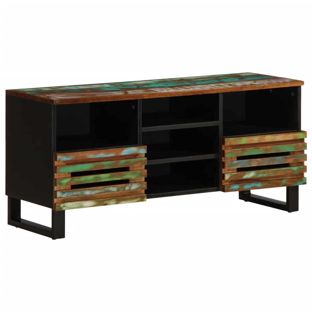 TV cabinet 100x34x46 cm solid acacia wood