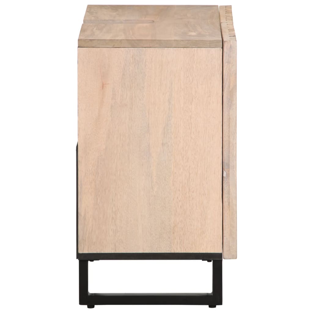 Washbasin base cabinet 62x34x58 cm solid mango wood