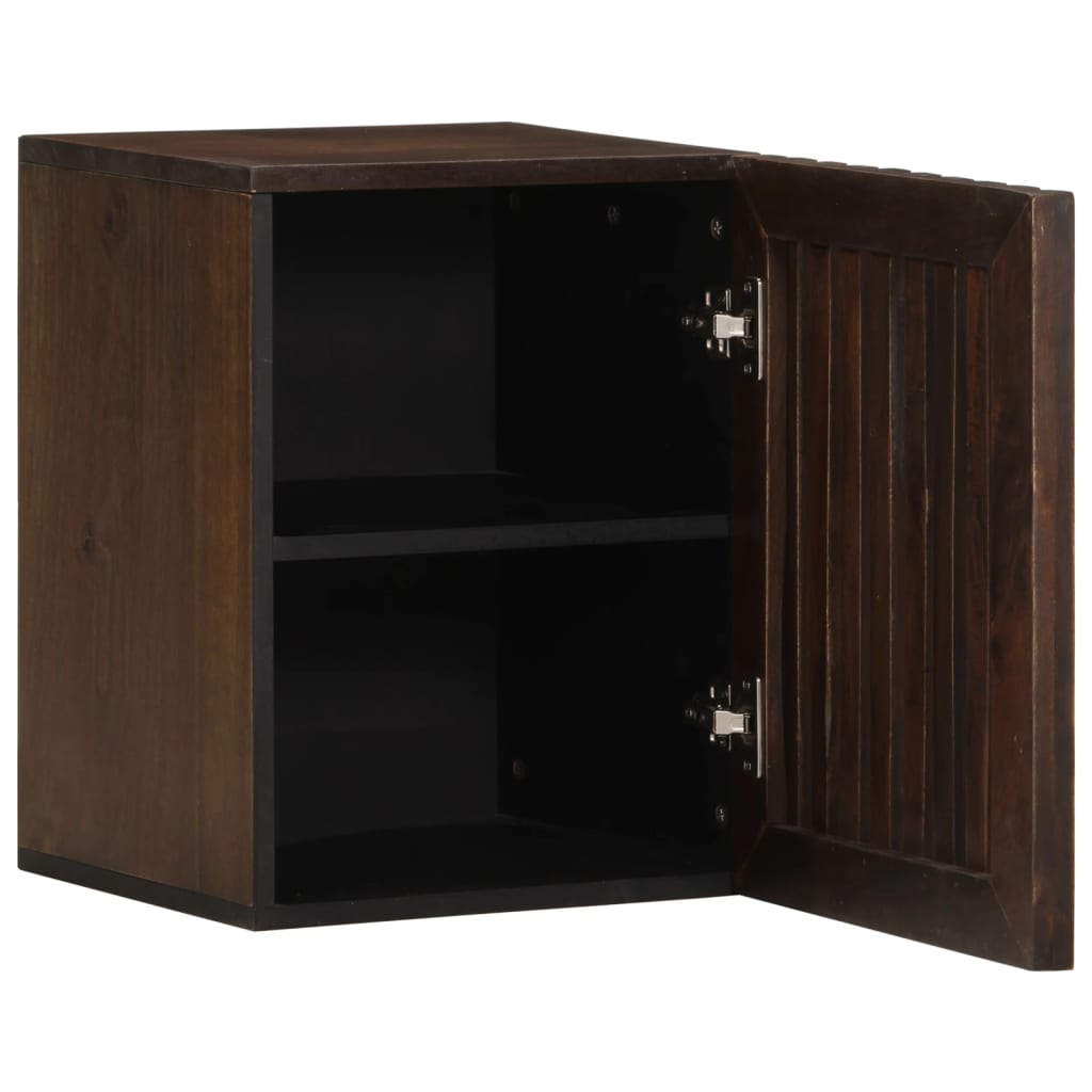 Bathroom Wall Cabinet 38x34x48 cm Brown Solid Mango Wood