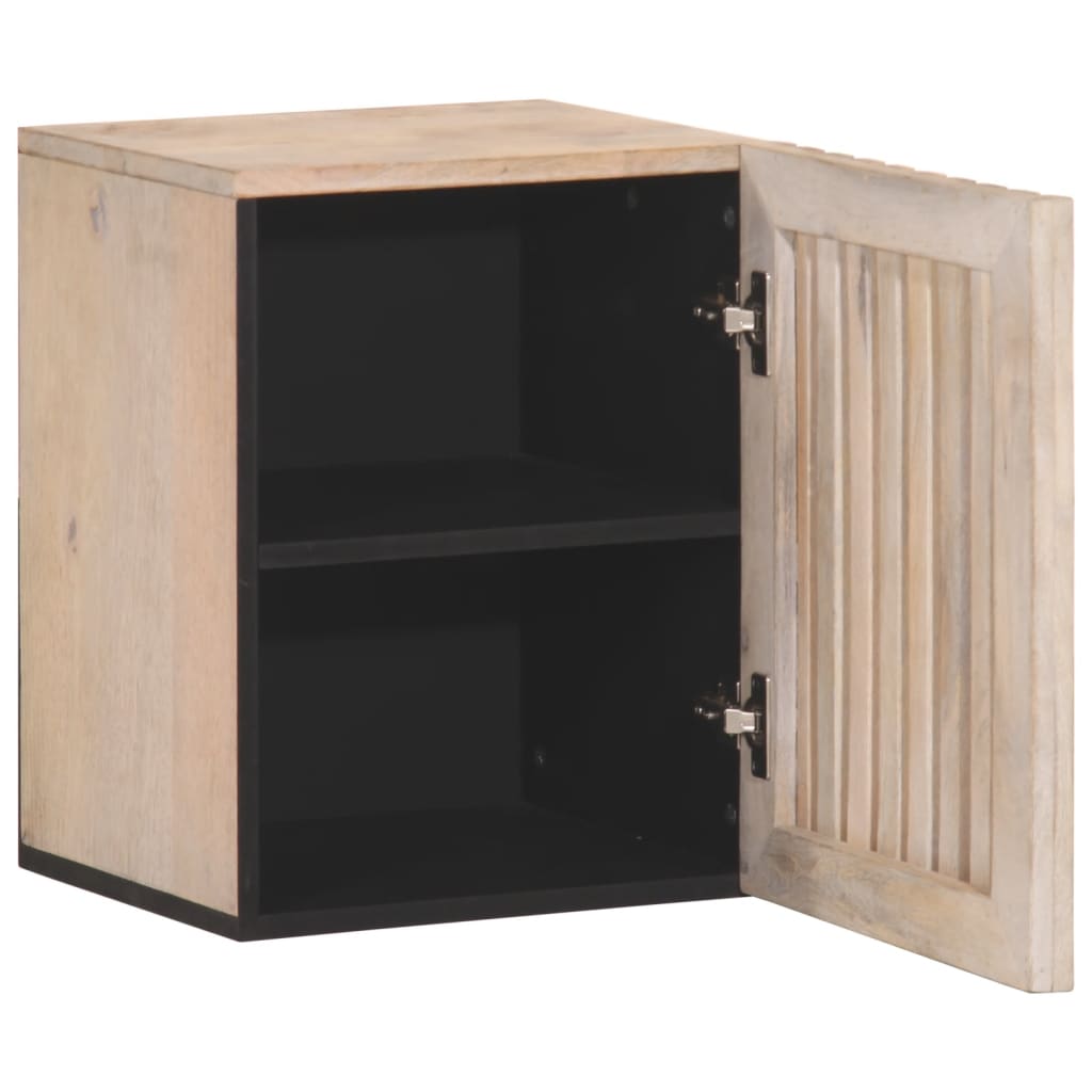 Bad-Wandschrank 38x34x48 cm Massivholz Mango