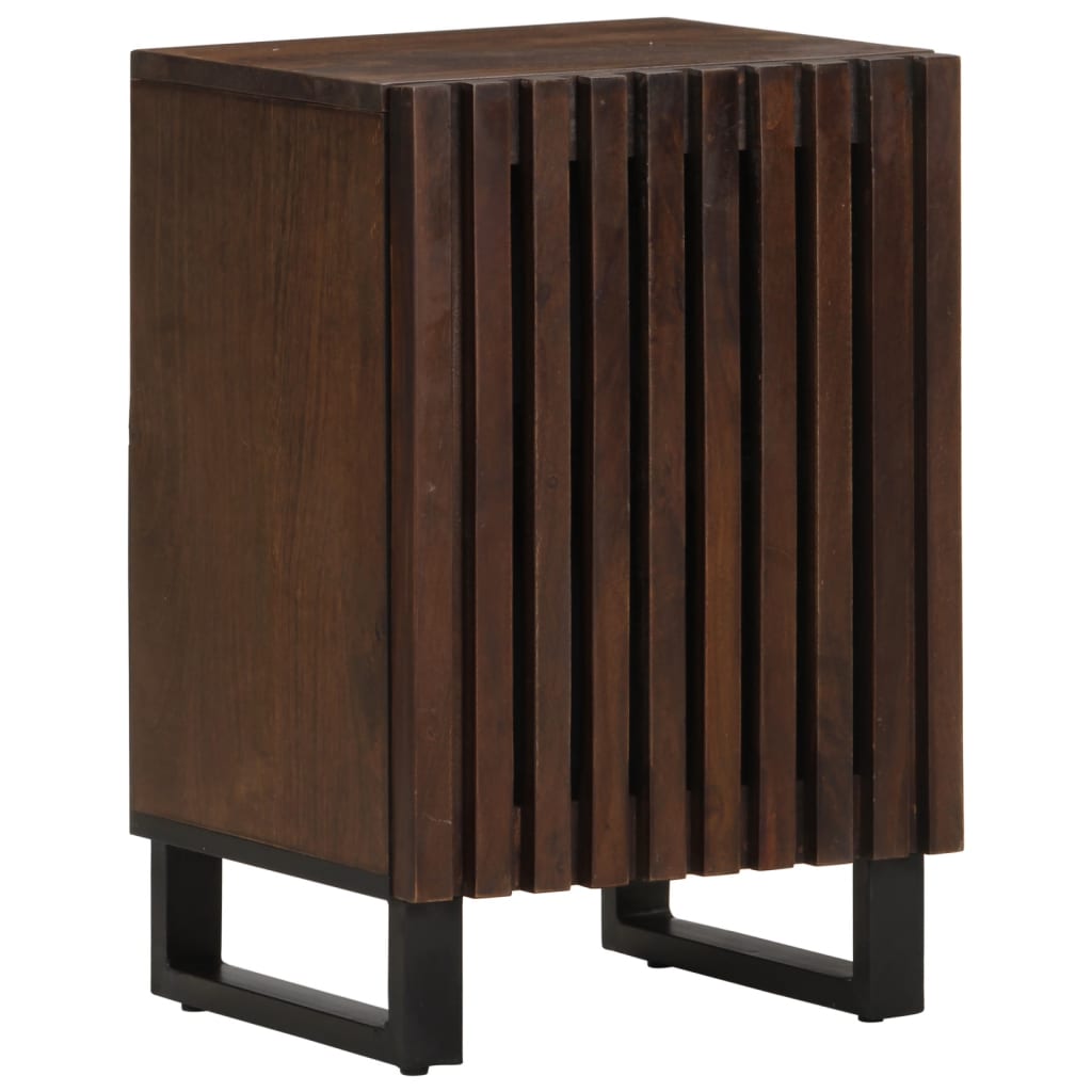 Bathroom Cabinet Brown 38x34x58 cm Solid Mango Wood