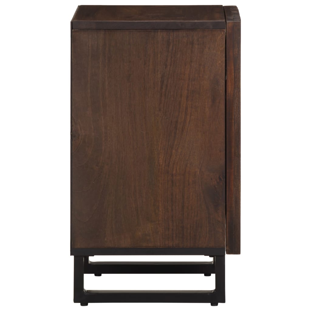 Bathroom Cabinet Brown 38x34x58 cm Solid Mango Wood