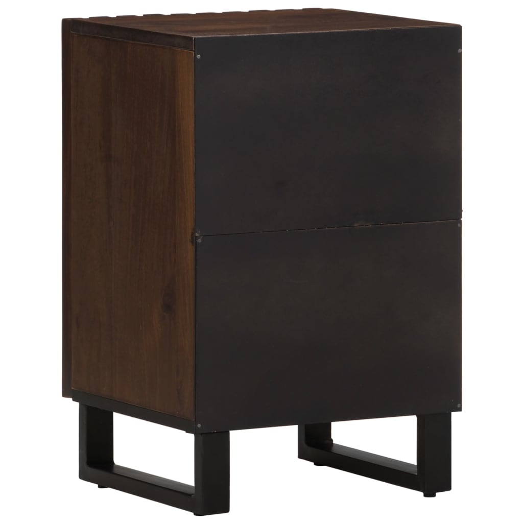 Bathroom Cabinet Brown 38x34x58 cm Solid Mango Wood