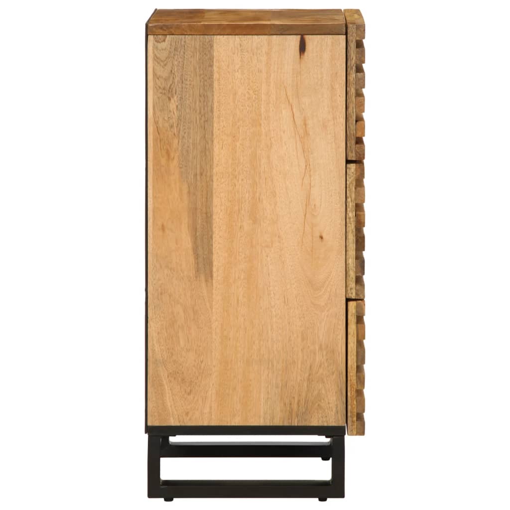 Sideboard 40x34x75 cm Rough solid mango wood