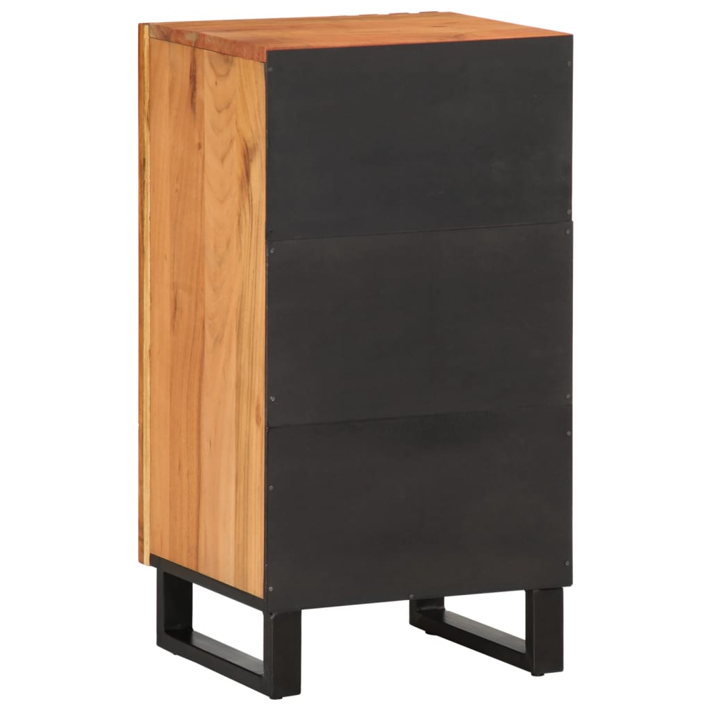 Sideboard 40x34x75 cm Massivholz Akazie